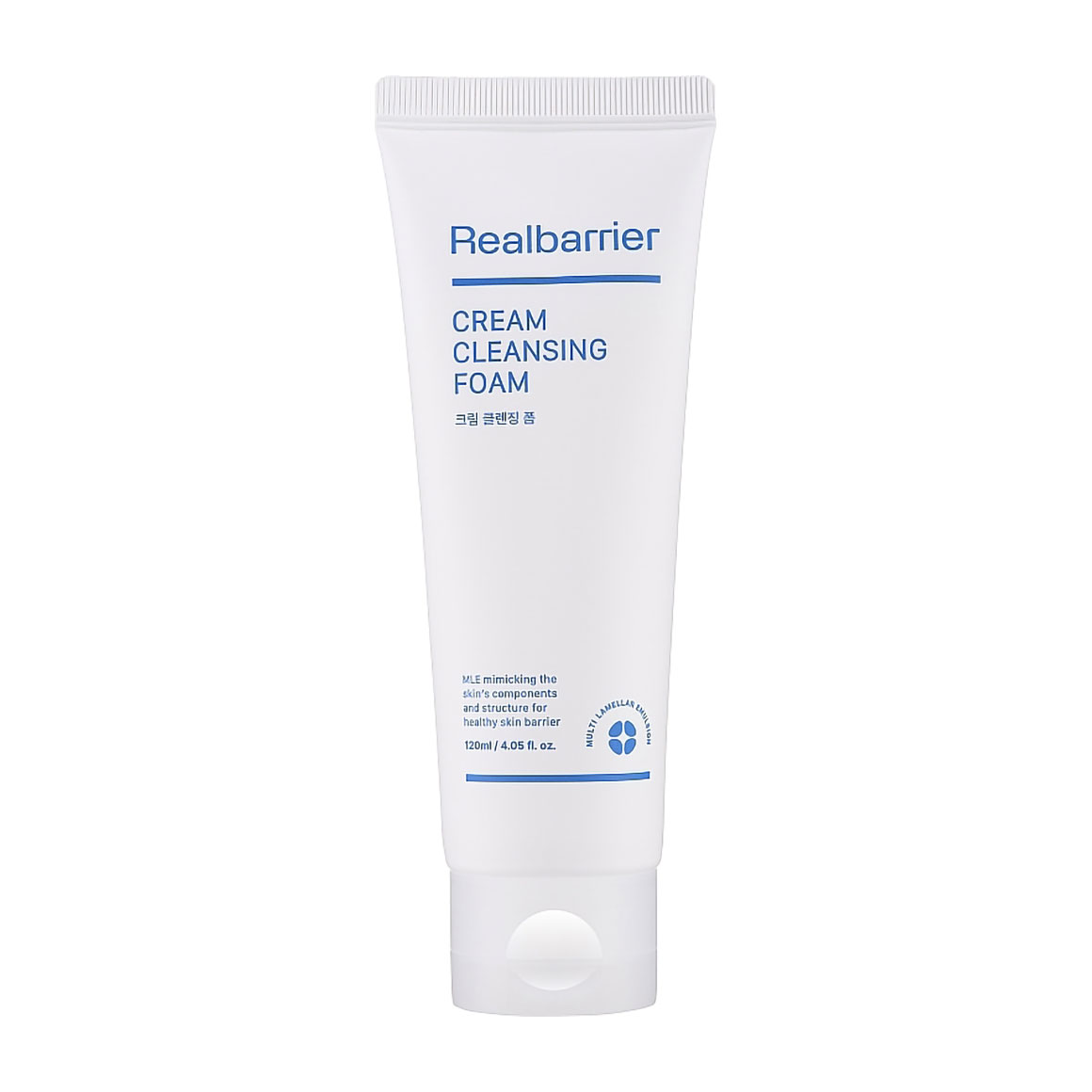 Кремова очищувальна пінка для вмивання Real Barrier Cream Cleansing Foam, 120 мл