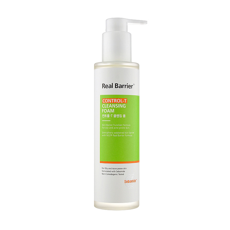 Пінка для вмивання Real Barrier Control-T Cleansing Foam для шкіри, схильної до жирності, 190 мл