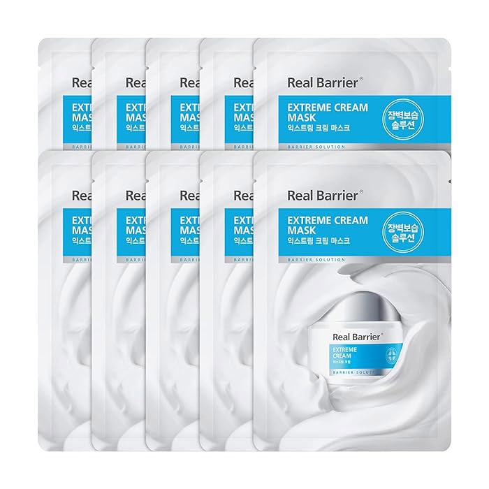 Тканинна маска для обличчя Real Barrier Extreme Cream Mask, 10*27 мл